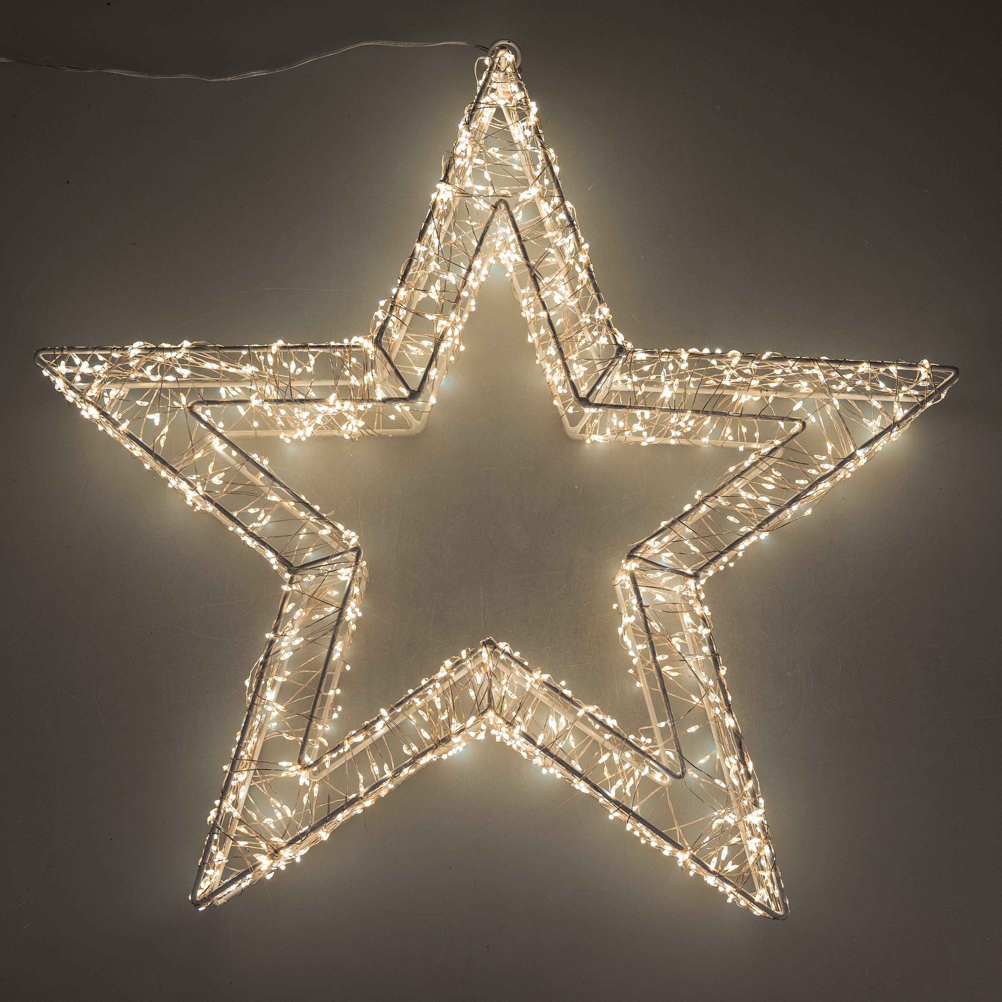 Serien D mit Metall LEDs CreaFlor 50cm Winter & Hänger Licht | Deko LED Stern 1440 | Hängedeko | Formano | Formano Home XXL Marken Micro