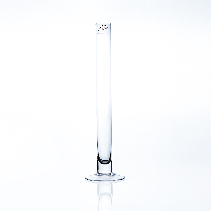 18cm Jodeco Windlicht HURRICANE transparent Glas H Glasvase 30cm D 