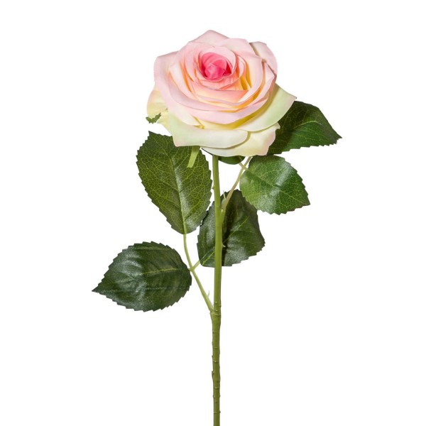 10 x Rose  rosa/pink Kunstblumen Seidenblumen
